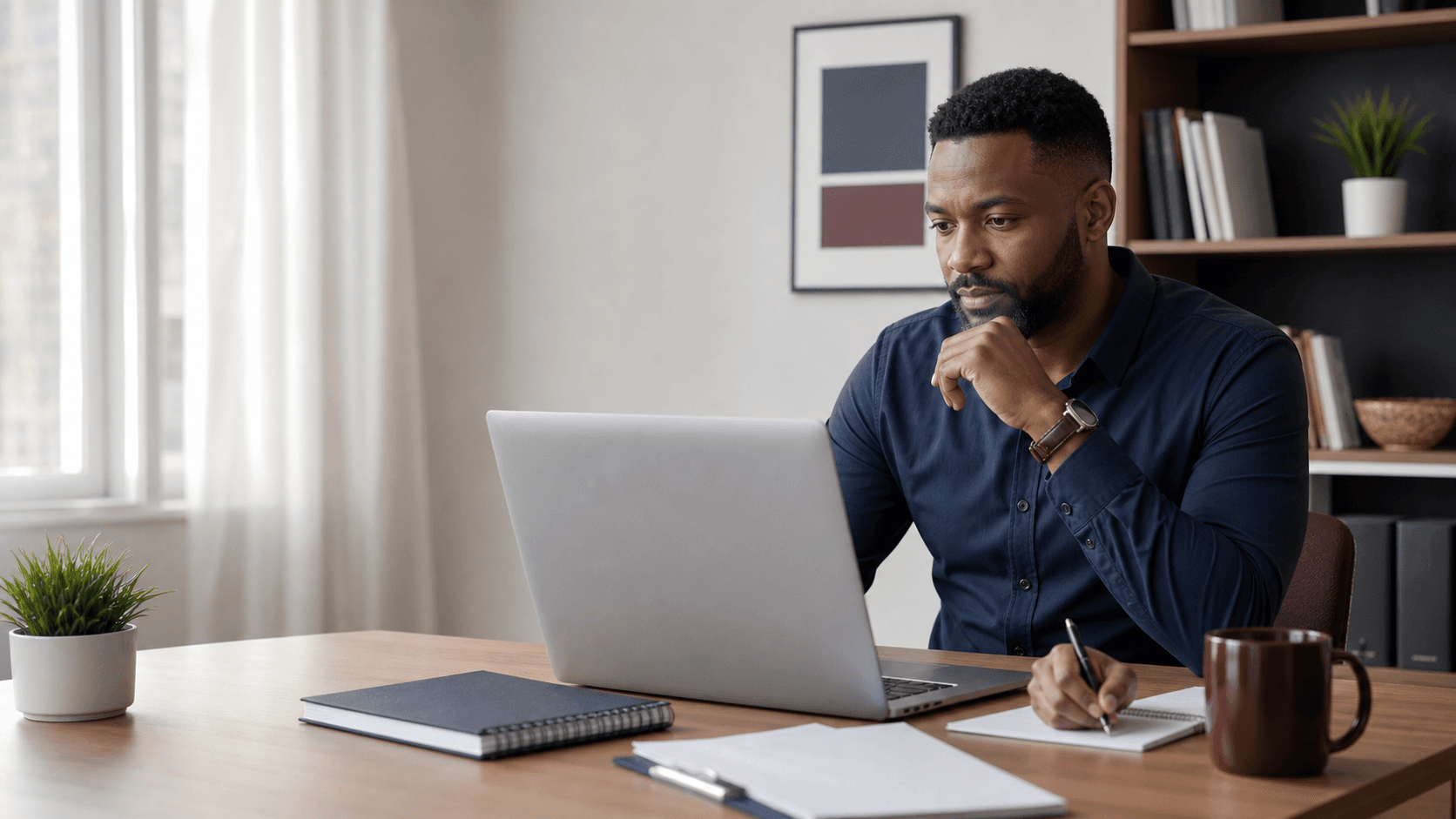 A behavioral health professional preparing for a computer-based credentialing exam